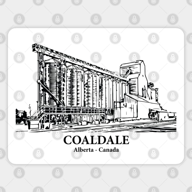 Coaldale - Alberta Magnet by Lakeric